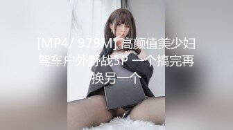 [MP4/ 979M] 高颜值美少妇驾车户外野战3P 一个搞完再换另一个