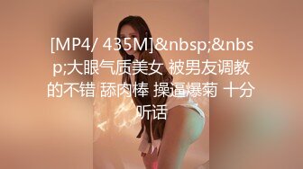 [MP4/ 435M]&nbsp;&nbsp;大眼气质美女 被男友调教的不错 舔肉棒 操逼爆菊 十分听话