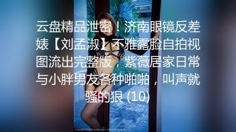 云盘精品泄密！济南眼镜反差婊【刘孟淑】不雅露脸自拍视图流出完整版，紫薇居家日常与小胖男友各种啪啪，叫声就骚的狠 (10)