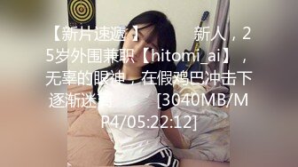 【新片速遞 】 ♈ ♈ ♈新人，25岁外围兼职【hitomi_ai】，无辜的眼神，在假鸡巴冲击下逐渐迷离♈ ♈ ♈[3040MB/MP4/05:22:12]