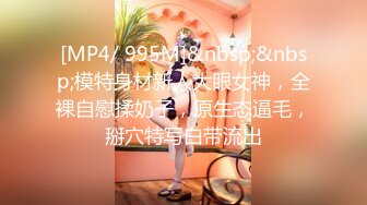 [MP4/ 995M]&nbsp;&nbsp;模特身材新人大眼女神，全裸自慰揉奶子，原生态逼毛，掰穴特写白带流出