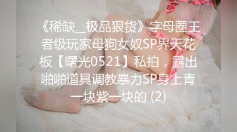 《稀缺__极品狠货》字母圈王者级玩家母狗女奴SP界天花板【曙光0521】私拍，露出啪啪道具调教暴力SP身上青一块紫一块的 (2)