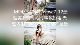 [MP4/ 340M] Avove7-12最强美腿蜜臀尤物 精致短裙,无套内射，妹子长相可能不是最漂亮的